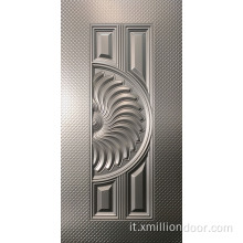 Pelle per porta in metallo dal design elegante